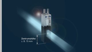 Die Zentrumshöhe von Küvette und Spektralfotometer müssen übereinstimmen  (Bild: Hellma)