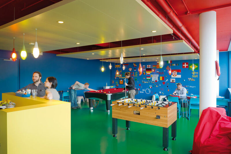 Auch ein Kicker darf in Google-Büros nicht fehlen (hier: Zürich). (Google)