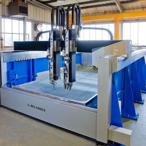 Das räumliche Wasserstrahlschneiden harter Materialien erfordert eine außerordentlich stabile Maschinenkonstruktion, wie Water Jet Sweden erklärt.