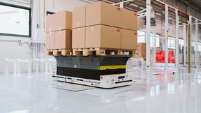 Im neuen Schulungs- und Ausstellungszentrum von ABB Robotics in Madrid (Spanien) dreht sich alles um das umfangreiche Portfolio an autonomen mobilen Robotern.  (Bild: ABB Robotics)