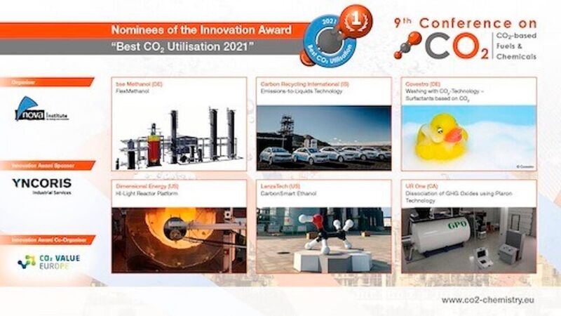 Nominees of the Innovation Award. (nova-Institute)
