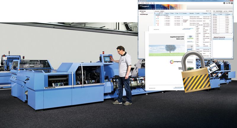 «CmActLicense» schützt das «MM Inspection Tool». (Bild: Müller Martini/Wibu-Systems)