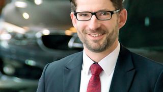 Tobias Gutgsell spricht auf den Autovertriebstagen 2017. (privat)