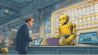 Auch im Einkauf wirkt die KI disruptiv auf Unternehmensprozesse ein. (Bild: Midjourney / KI-generiert)