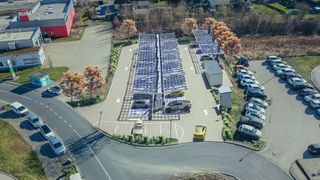 EnBW baut Europas größten Schnellladepark am Kamener Kreuz.   (EnBW)