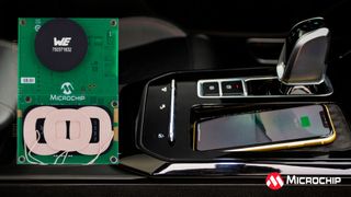 Microchip offers a reference design for a wireless Qi-2.0 dual pad charging current transmitter, which is used by the automotive industry to implement the wireless charging standard Qi v2.0. (Image:Microchip)