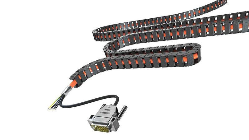Minimising investment and installation effort: the One-Cable-Solution, developed by Stöber in collaboration with Heidenhain. (Image:Stöber)