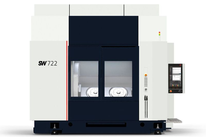 Bei den modular aufgebauten Maschinenbaureihen im Serienstand A5  wie z.B. BA W06 oder BA7x1 gelang es mit modulare Profinet-/IO-Link-Bedieneinheit von Schlegel eine einheitliche Bedienlogik zu realisieren. (Bild:  Schwäbische Werkzeugmaschinen GmbH (SW))