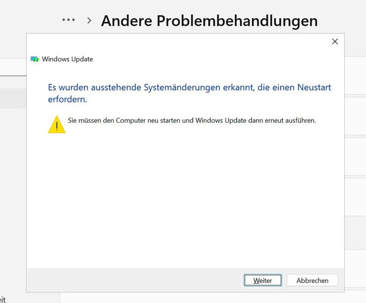 Der Troubleshooting-Assistant in Windows 10 und Windows 11 kann Probleme mit Windows-Updates beheben. (Bild: Microsoft - Joos)