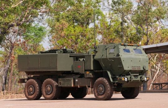 Australian HIMARS forward during Talisman Sabre 2025. (Source:  US Army)