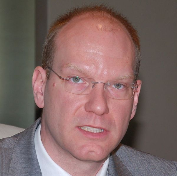 VDMA-Geschäftsführer Sascha Schmel hatte die brandaktuellen Zahlen aus der Welt der Intralogistik im Gepäck: deutsche Exporte im Wert von 13,2 Mrd. Euro. (Bild: Maienschein)