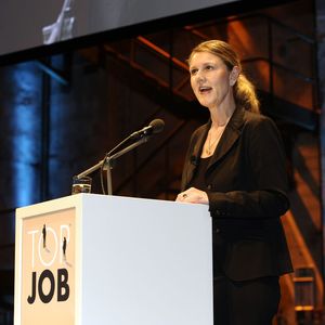 Wissenschaftliche Leitung: Prof. Dr. Heike Bruch vom Institut für Führung und Personalmanagement der Universität St. Gallen bei der Preisverleihung 