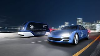 Neben Automobiltechnik beschäftigt sich ZF auch mit sogenannten Shuttles. (ZF)