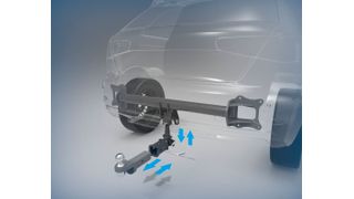 Eine abnehmbare Anhängerkupplungen von ACPS Automotive. (ACPS)