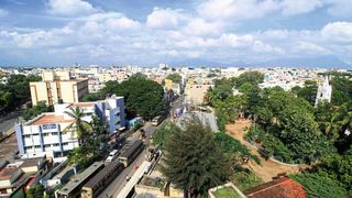 Coimbatore in Südindien: Mit 1,7 Millionen Einwohnern auf 257 Quadratkilometern ist die Sicherung der Wasserversorgung und Abwasserentsorgung eines der dringendsten Probleme der Stadt. (J. Jackson)