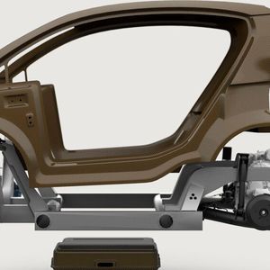 Der Aufbau des Geko ist mit einem Aluframe-Chassis einfach gehalten.(Bild:  Liux)