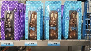 Ostern kann kommen, die Schoggihasen stehen bereit.  (Bild: ABB)