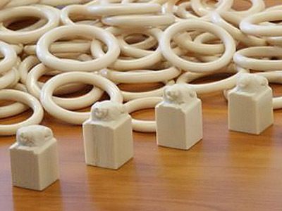 35 kg Elfenbein kamen nicht durch den Zoll am Flughafen Leipzig, auch nicht als Plastik deklariert. (Archiv: Vogel Business Media)