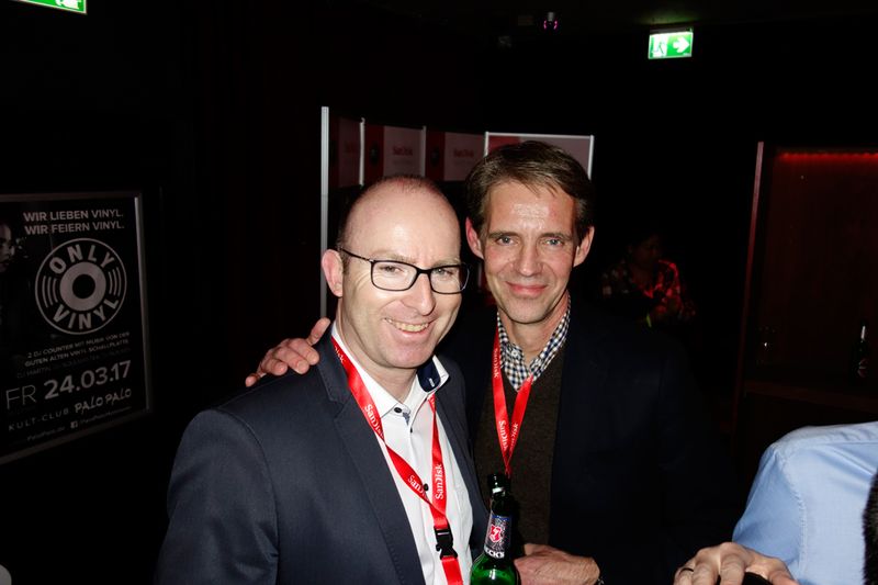 (l.) Oliver Kaiser, Tech Data, und Christian Velroyen, Western Digital. (Bild: IT-BUSINESS)