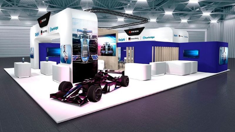 Phinia stellt sein Produktportfolio vor, das Fahrzeug-Elektronik, Motormanagement, Fahrwerk- und Wartungslösungen, Dieselkraftstoffsysteme, Benzinkraftstoffsysteme sowie Werkstattlösungen und Dienstleistungen umfasst.(Bild:  Phinia)