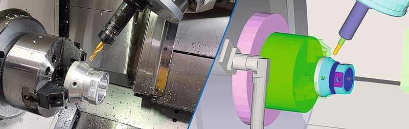 Mithilfe des digitalen Zwillings des 3D Virtual Monitors lassen sich bei jedem Projekt Bearbeitungsprozesse vollständig simulieren. Mithilfe des digitalen Zwillings des 3D Virtual Monitors lassen sich bei jedem Projekt Bearbeitungsprozesse vollständig simulieren.