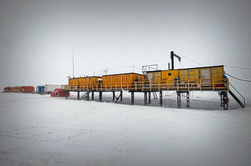 Die Kohnen-Station in der Antarktis (Alfred-Wegener-Institut/ Martin Leonhardt)