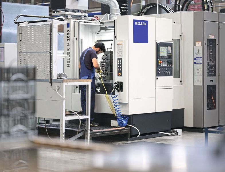 Bei der KMF Kemptener Maschinenfabrik musste man Anfang des Jahres kurzfristig in das neue Bearbeitungszentrum H 2000 investieren. Mit Heller4Use hatte man zwar noch keine Erfahrungen, aber empfindet es als komfortabel, dass die Wartung inklusive ist. (Heller)