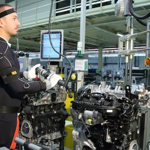 The motion capturing system digitizes human motion helping to identify non-ergonomical movements.