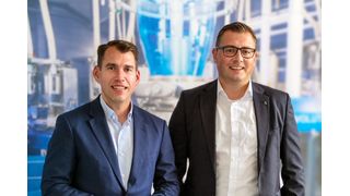 Reifenhäuser konzentriert jetzt die Blasfolienkompetenz unter der Einzelmarke Reifenhäuser Blown Film. Das soll nach Aussage der Geschäftsführer (von Links) Marcel Perrevort und Andreas Neuss die Entwicklungsschlagkraft erhöhen. (Reifenhäuser)