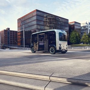 Holon will bis 2026 mit der Produktion seines autonomen Shuttles beginnen. (Bild:  Julia Marie Werner/Holon)
