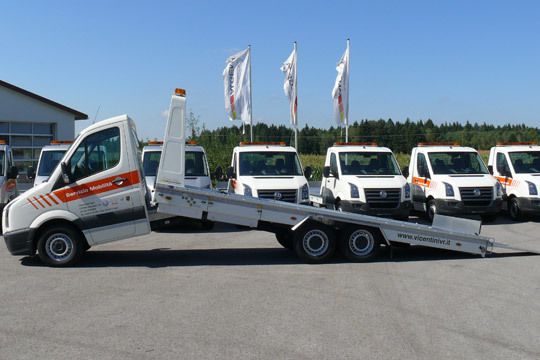 Die Algema Blitzlader werden in diesem Jahr auf dem VW Crafter gezeigt. (Eder)