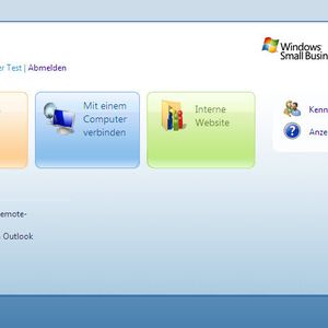Abbildung 1: Der Remote Web Workplace bietet einfachen Zugriff auf die SBS-Umgebung über das Internet.