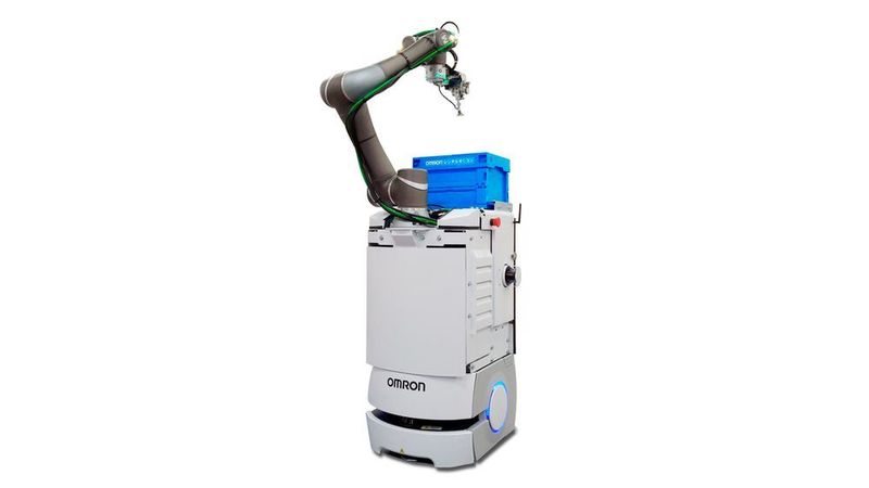 Omron demonstriert auf Hannover Messe 2019 das Zusammenspiel von Mensch und Maschine: Unter anderem den jetzt noch intelligenteren KI-basierten Tischtennis-Roboter Forpheus, gegen den Interessierte antreten können. Weitere Themen sind Omrons robotergestützte Bin-Picking-Kommissionierungslösung, die einen kollaborativen und einen mobilen Roboter mit 3D-Vision-Technology kombiniert, sowie eine KI-gestützte Maschinensteuerungslösung.  (Omron)