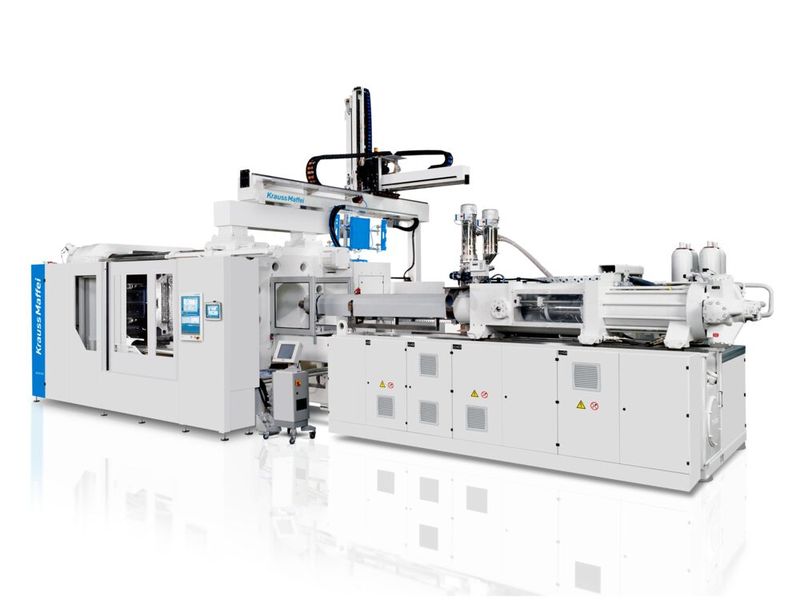 Garant für ein hohes Einspritzvolumen: Die MX-Baureihe von Krauss Maffei (Bild: Krauss Maffei)