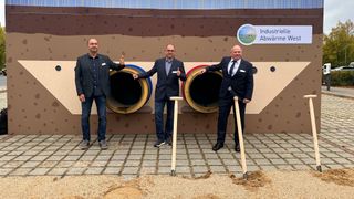 Heiko Wittig (Projektkoordinator CAC Engineering), Jens Herrler (Projektleiter
Total Energies), Udo Schräpler (Projektleiter CAC Engineering),  (Bild: CAC Engineering)