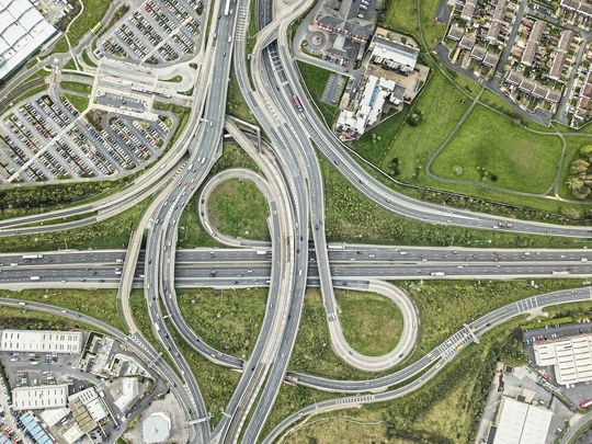 Technical infrastructures can be monitored particularly easily and efficiently from the air at elevations of 5 m to 1000 m.(Image: Flo Fleet)
