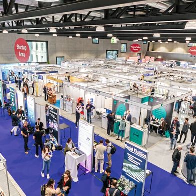 Die Ilmac 2026 in Lausanne stellt das Labor der Zukunft, Biotools und Künstliche Intelligenz ins Zentrum der Ausstellung. (Bild: MCH)