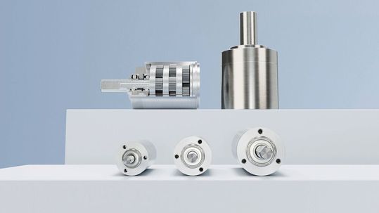 Planetengetriebe der Baureihe «GPT» mit 14 mm bis 42 mm stehen auch als besonders geräuscharme Ausführungen und zum Übertragen hoher Drehmomente in rauen Umgebungen zur Verfügung.(Bild:  Faulhaber)