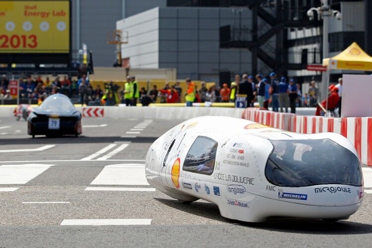 Bei den mit Benzin betriebenen Prototypen ließ das franzöische Team La Joliverie der Konkurrenz das Nachsehen. (Foto: Shell)
