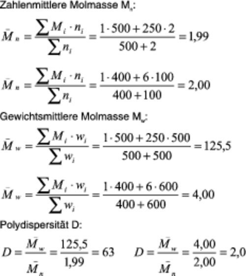Hat ein Makromolekül mehrere Molmassen?