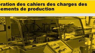 Cours FSRM sur l'élaboration des cahiers des charges des équipements de production. (Image: FSRM)