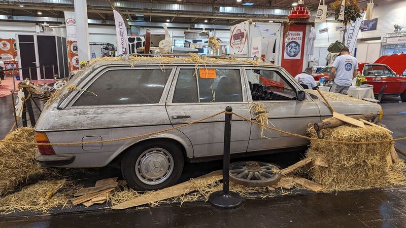 Früher entdeckte man Vorkriegs- bzw. Fünfzigerjahre-Fahrzeuge als Scheunenfund, heute ist es offenbar auch schon mal der Achtzigerjahre-Benz. (Bild: Dominsky – VCG)