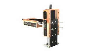 Der Linearmotor-Schlitten Elax spürt Kräfte, und führt somit Bewegungen nicht nur aus, sondern kann diese gleichzeitig kontrollieren. (Jenny Science)