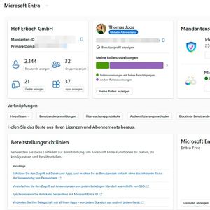 Identitäten liegen häufig in der Cloud, wie in Entra ID. Der Schutz sollte nicht vernachlässigt werden.(Bild:  Joos - Microsoft)
