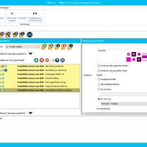 Der Modell Processor ist in der Lage, zum einen im Batchbetrieb Daten zu bereinigen, nicht nur durch Änderung von Metadaten, sondern durch Anwenden von Creo-Funktionalitäten. 