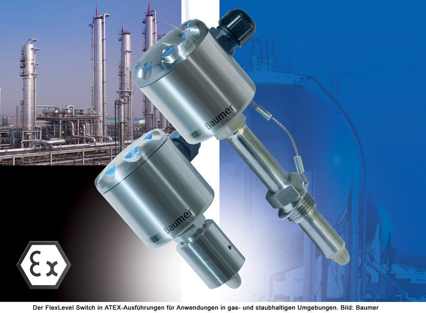 Füllstandsschalter für Anwendungen im Ex-Bereich