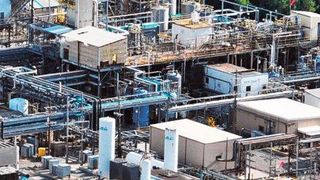 Lanxess’s Emerald Innovation 3000 flame retardant production unit in El Dorado, Arkansas, USA. The debottlenecking project increases the output from 10,000 to 14,000 mt per year. (Lanxess AG)