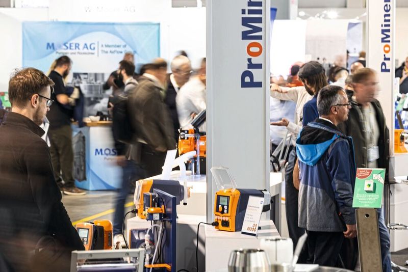 Die Pumps & Valves Zürich: Auf der zentralen Plattform für industrielle Pumpen-, Armaturen- und Prozesstechnik zeigen die Aussteller vom 26. bis 27. November 2025 in der Messe Zürich  ihre Drive‑, Filter‑ und Prozesslösungen. (Bild: Easyfairs/Sara Barth)