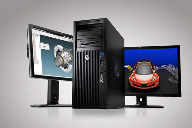 Das Workstation-Modell HP Z420 bietet bis zu 64 GB RAM Speicher sowie einen Hochgeschwindigkeitsspeicher von bis zu 15 Terabyte.  (Bild: HP)