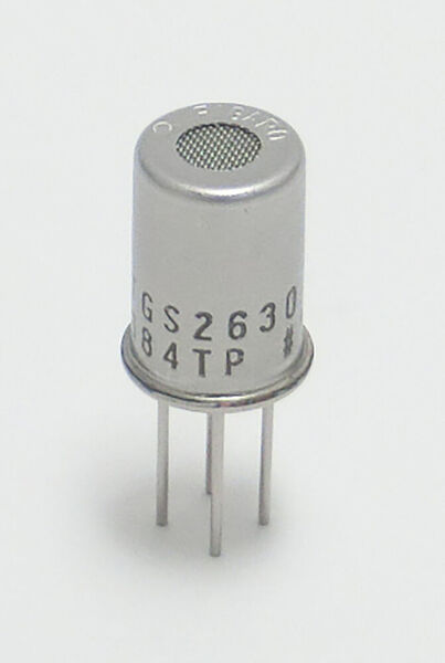 Der Halbleiter-Gassensor TGS2630 detektiert leicht entflammbare Kältemittelgase wie R-32 und R1234yf. (Unitronic)
